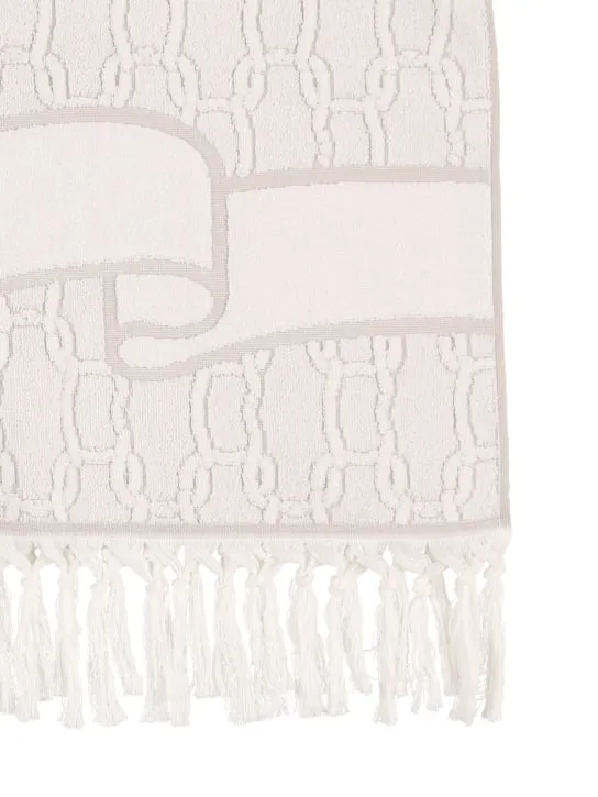 Agnona   Chain jacquard towel 
