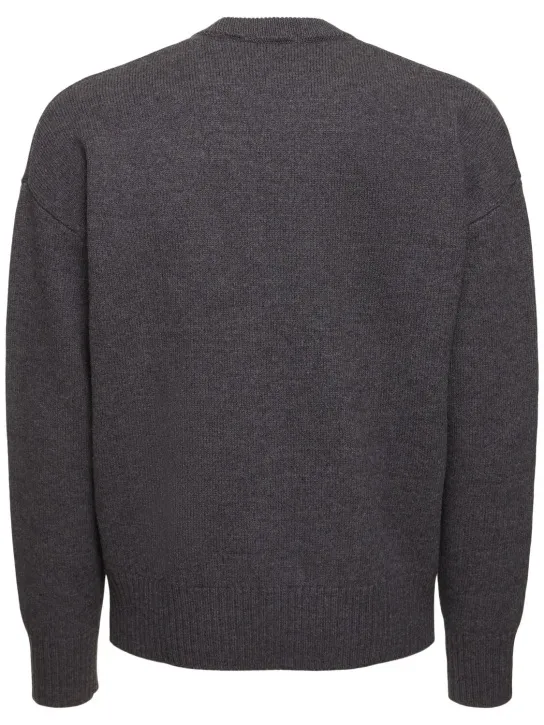 AMI Paris   Adc wool crewneck sweater 