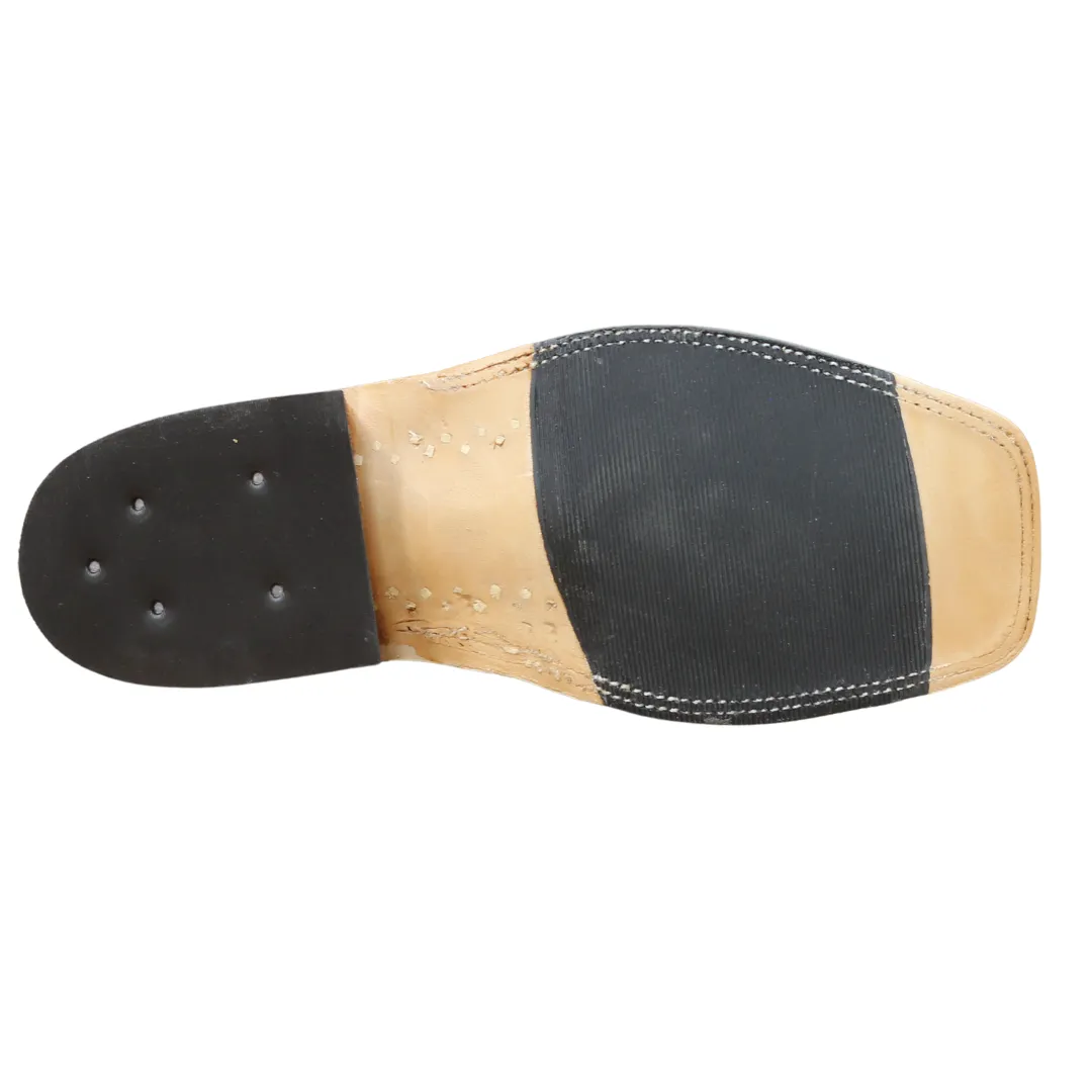 Anderson Bean Black Sueded Ostrich with Black Deercow Top