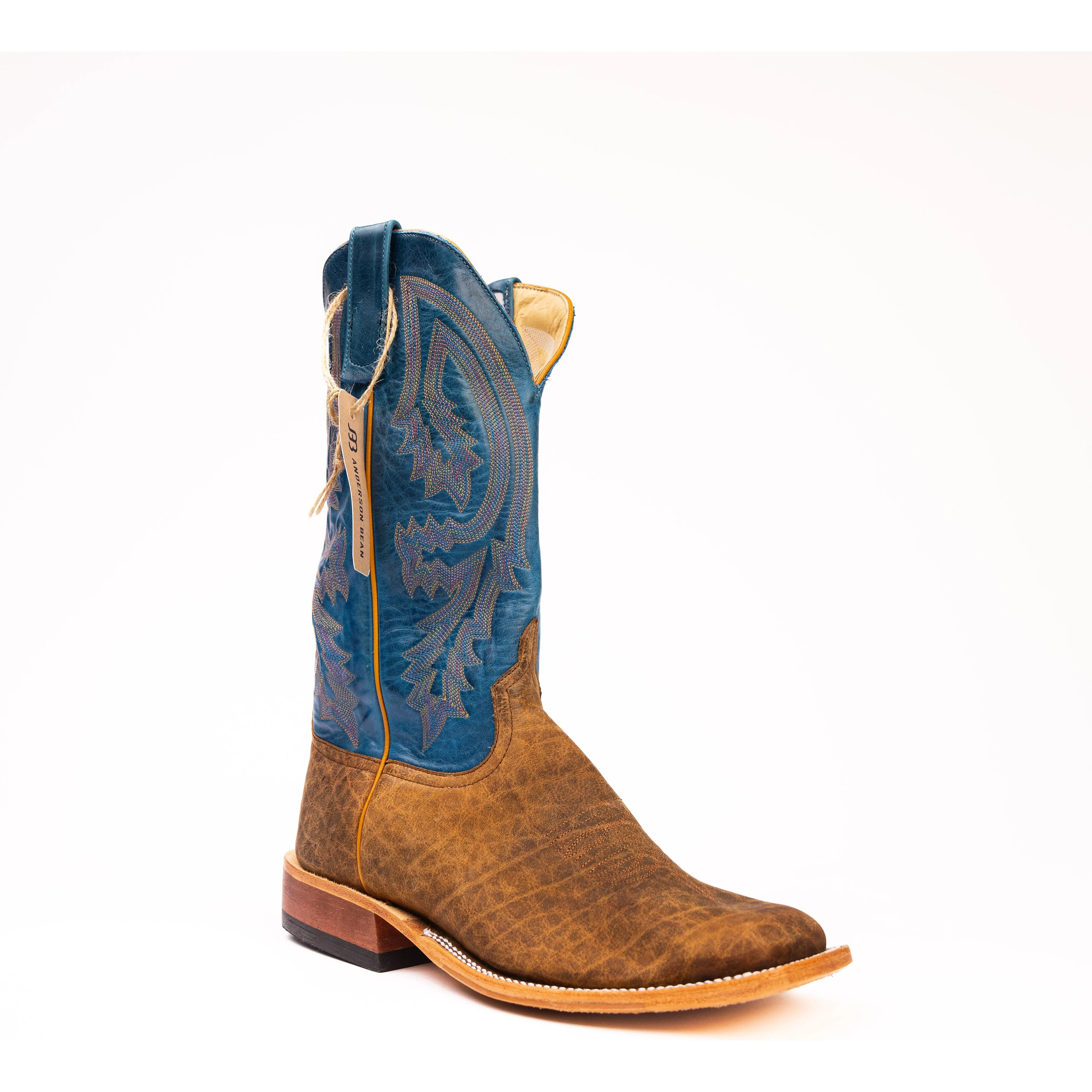 Anderson Bean Natural Brahma Bison with Sky Blue Top S5003