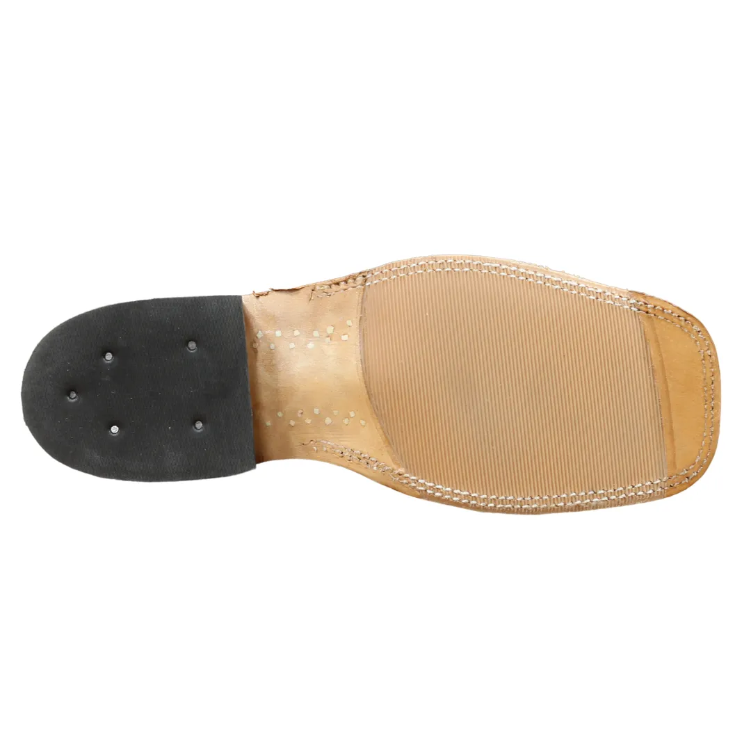 Anderson Bean Natural Brahma Bison with Sky Blue Top S5003