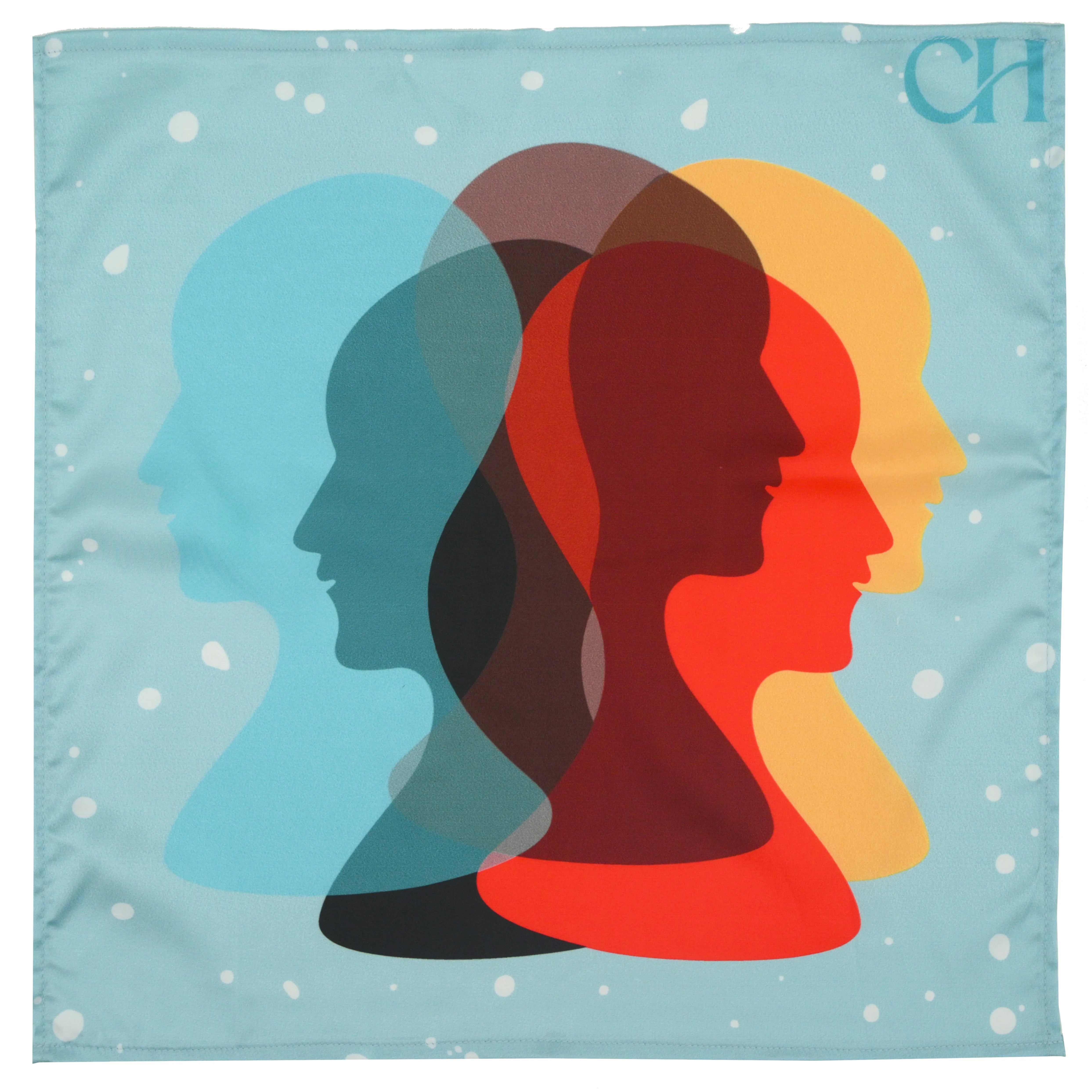 Aqua Elegance Neck Scarf Cum Pocket Square in Premium Soft Satin