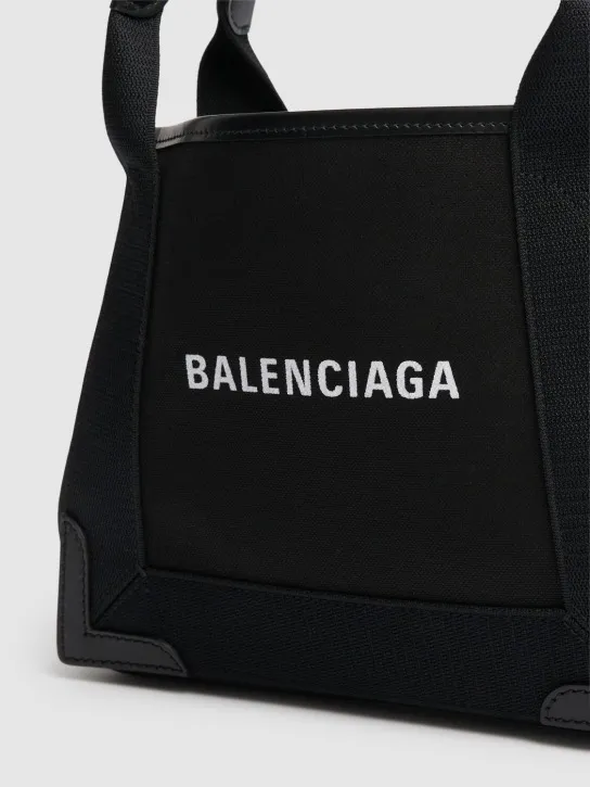Balenciaga   XS Cabas Navy cotton bag 