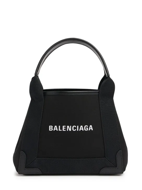 Balenciaga   XS Cabas Navy cotton bag 