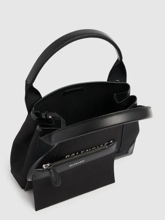 Balenciaga   XS Cabas Navy cotton bag 