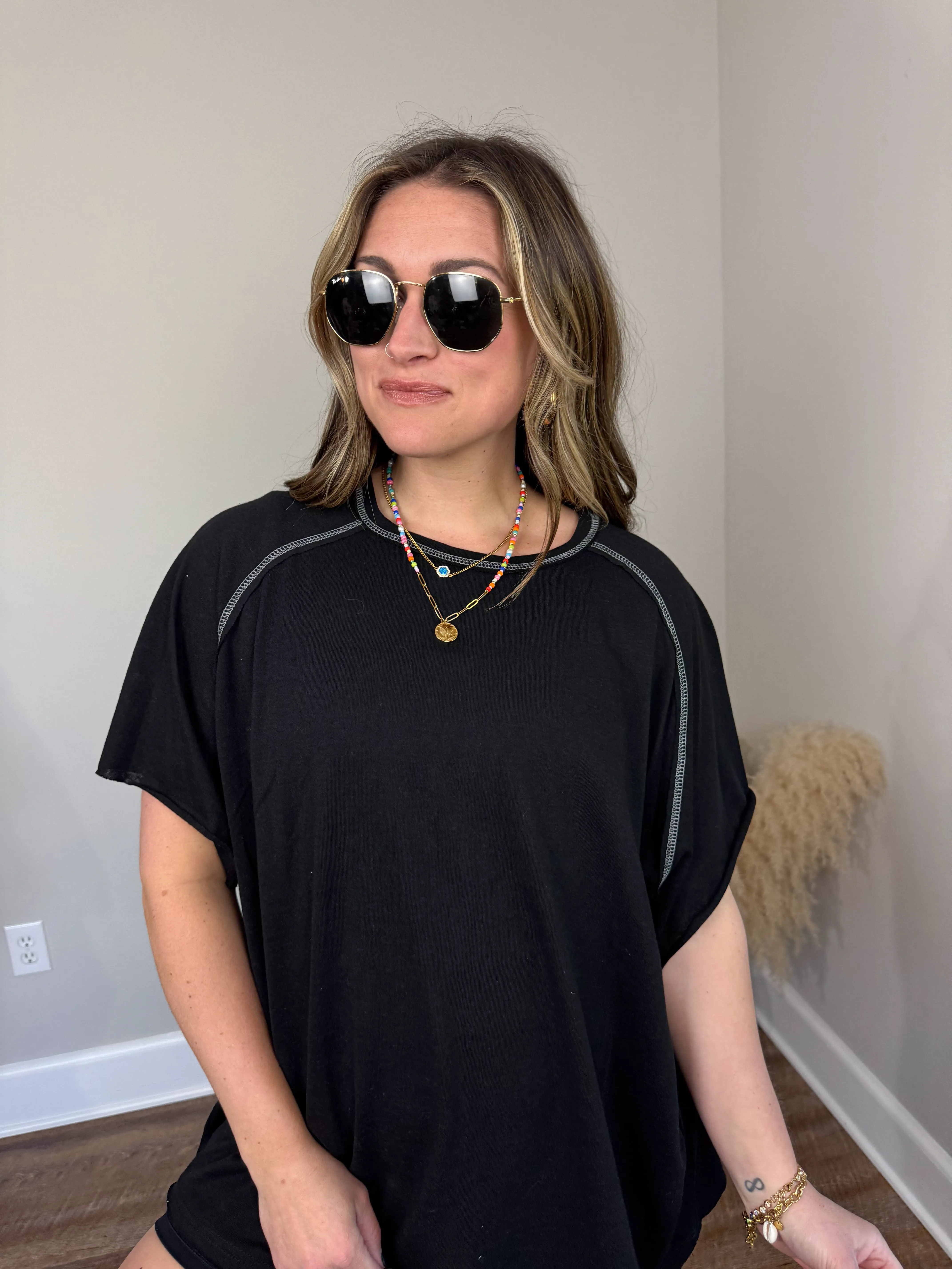 Bismarck Oversized T-Shirt | Black