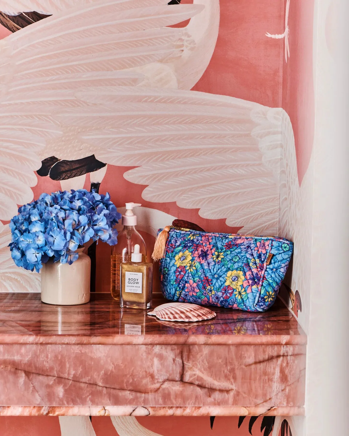 Bunch Of Fun Velvet Toiletry Bag - Kip & Co.