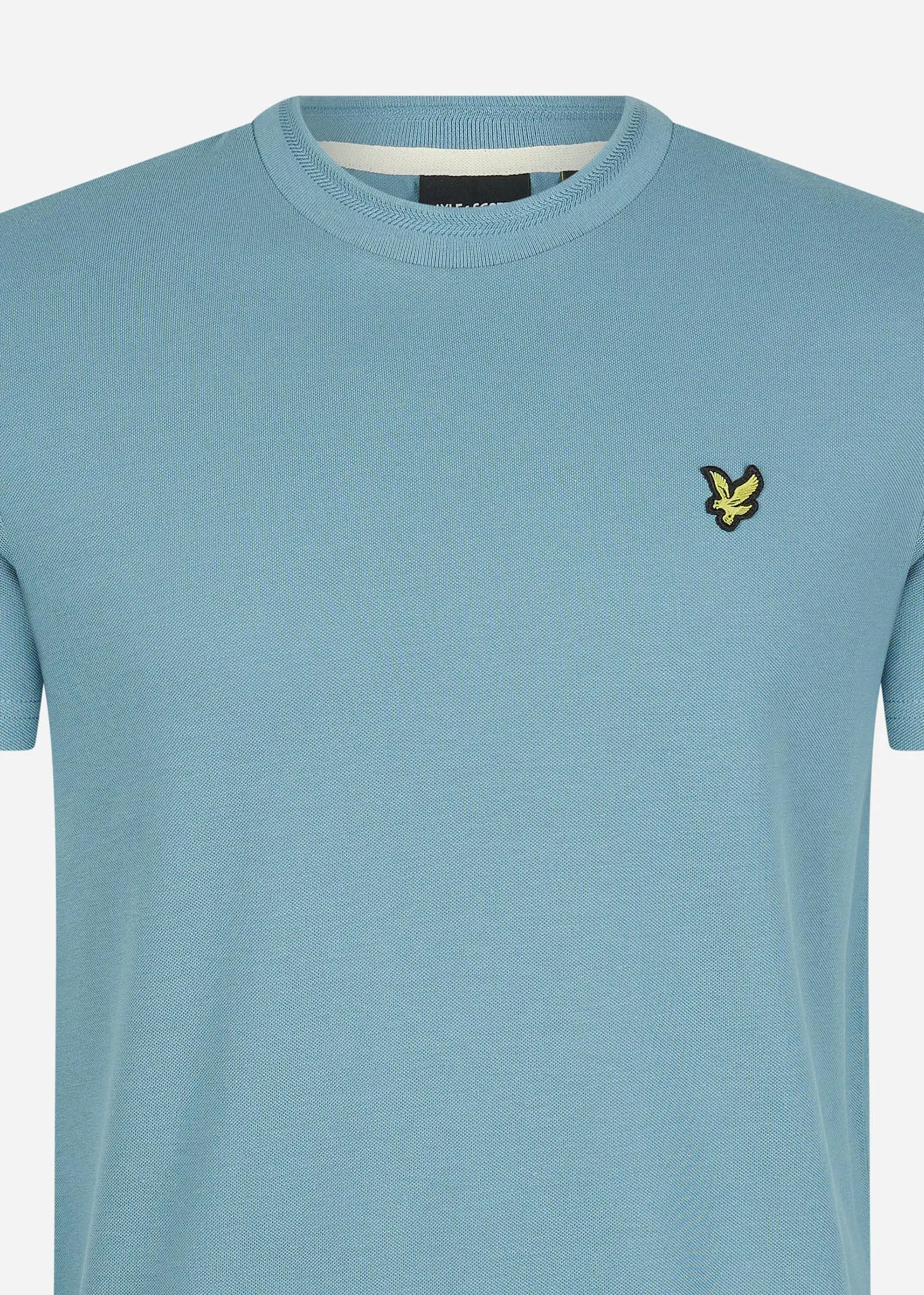 Crest tipped t-shirt - skipton blue