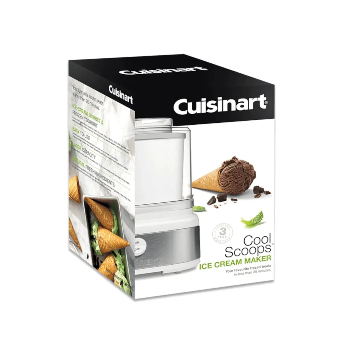 Cuisinart Cool Scoop Ice Cream Maker 1.5L