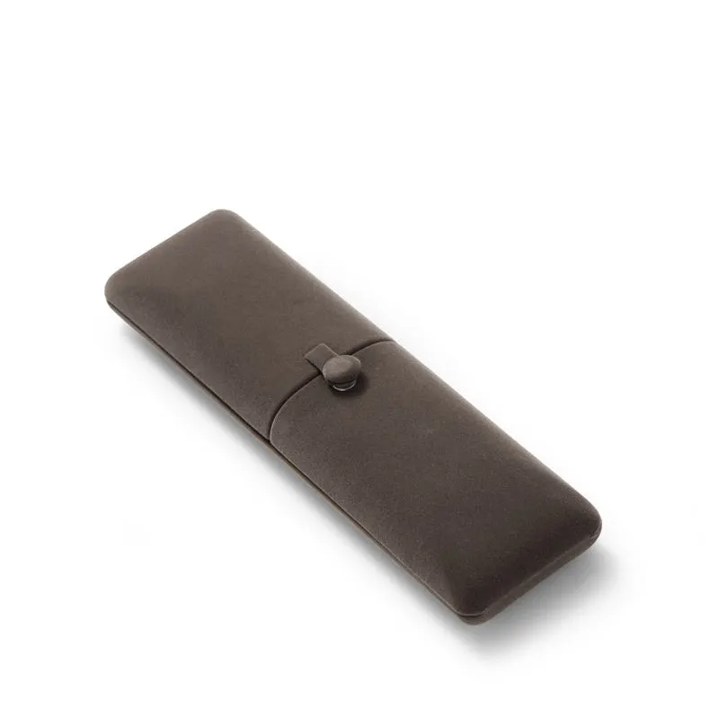 Gray Velvet Bracelet Chain Gift Box H00901