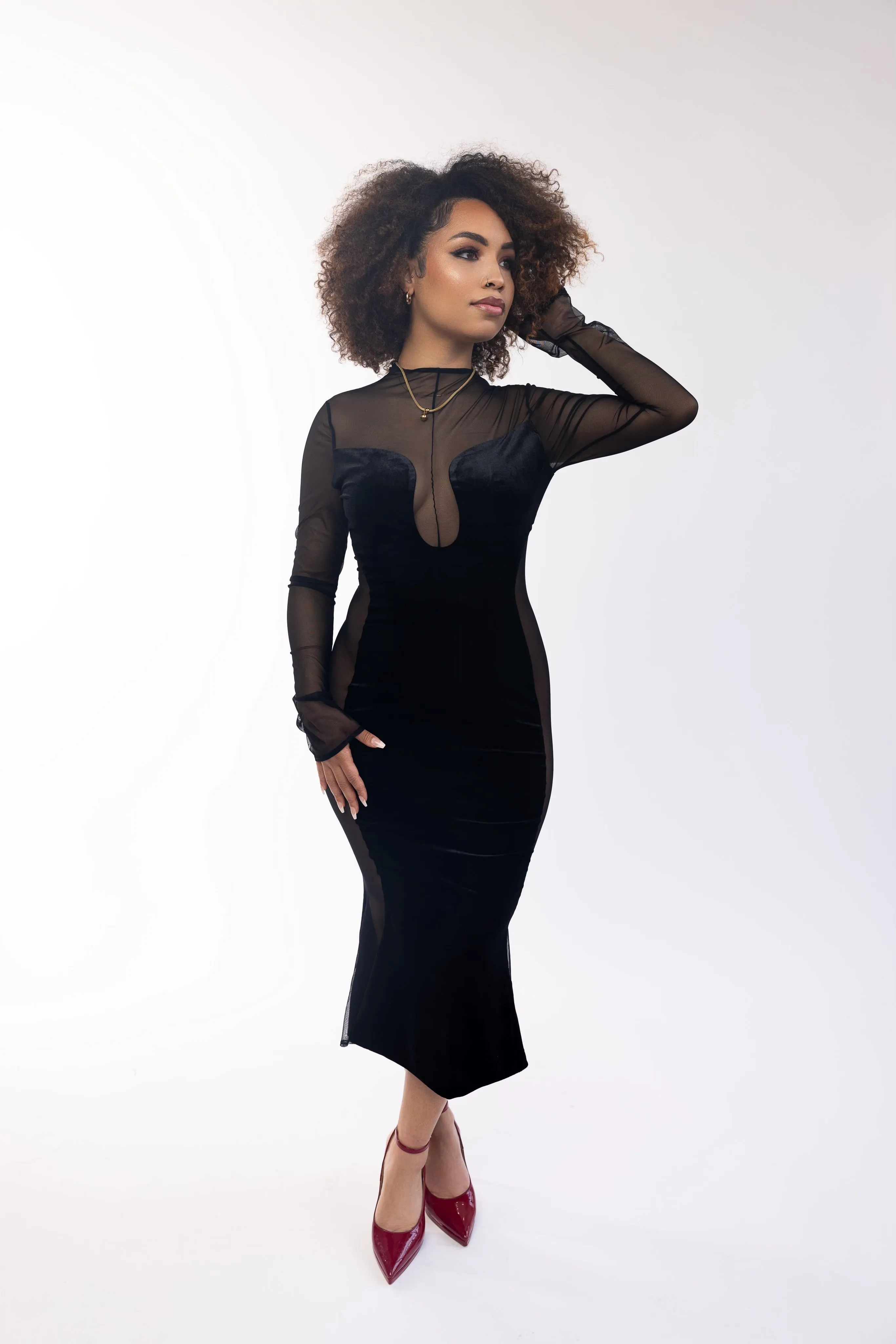 Lilly Velvet Sexy Dress