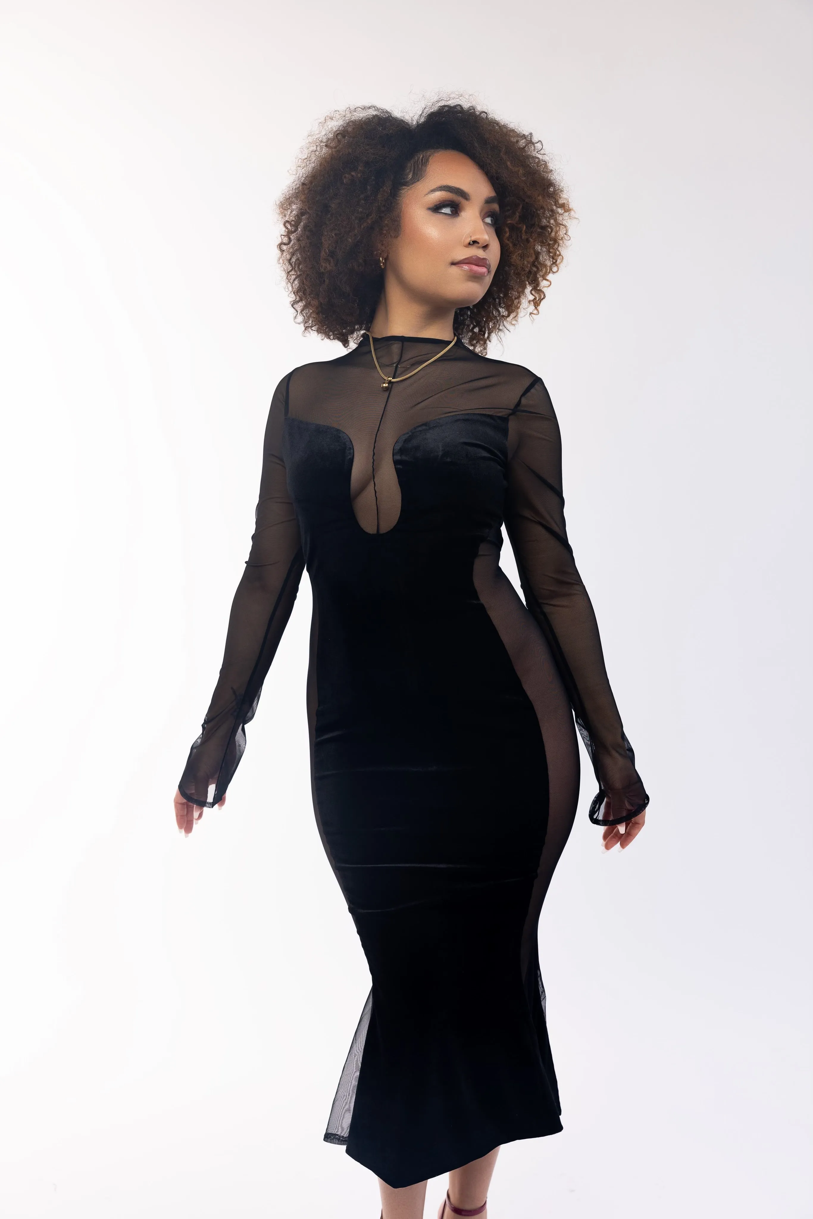Lilly Velvet Sexy Dress