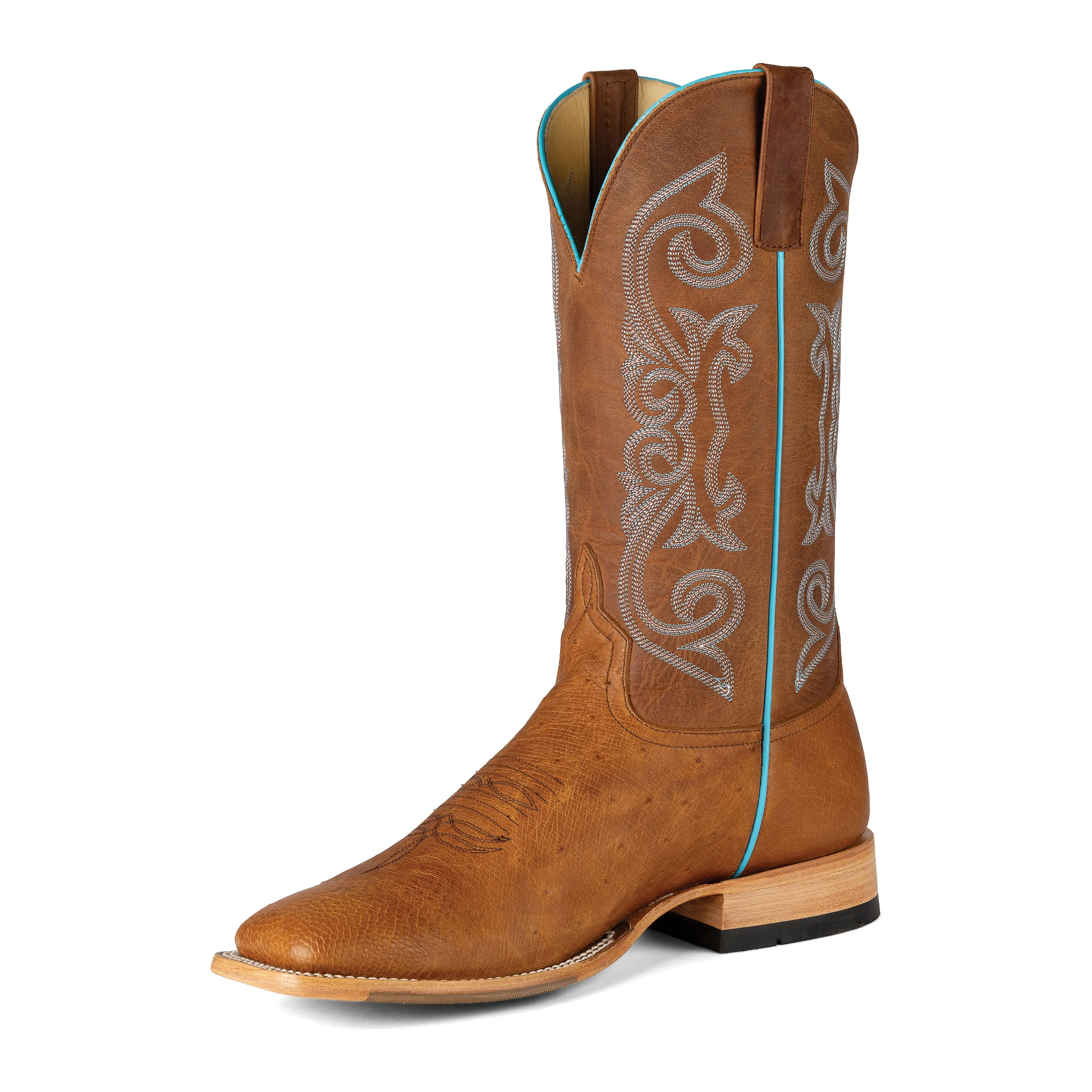 Men's Oryx Soft Smooth Quill Ostrich with Honey Crazyhorse Top HP8067