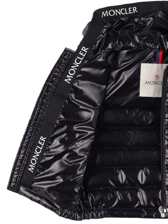 Moncler   Couronne shiny tech down vest 