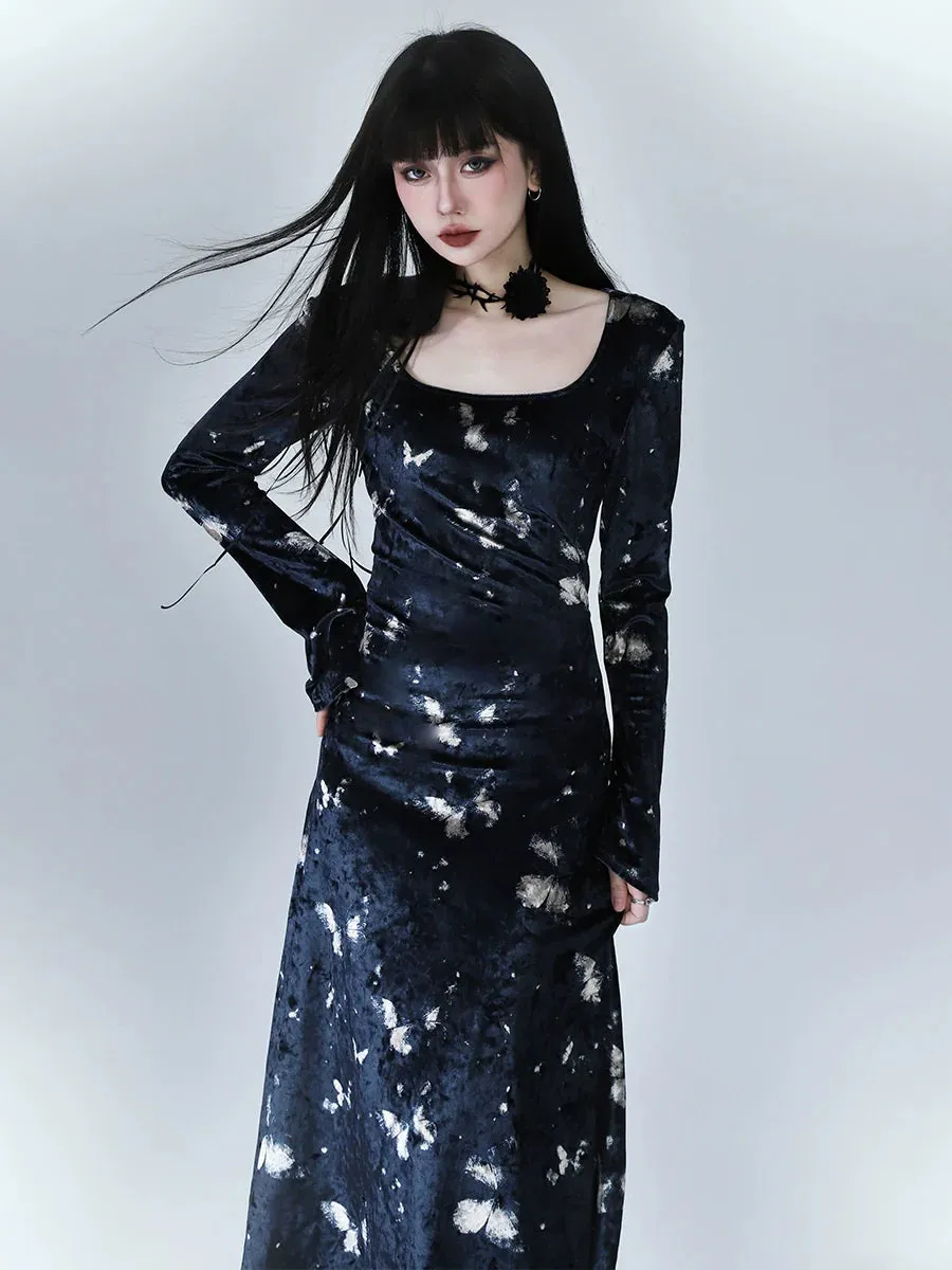 Velvet Dress Dark Mode Square