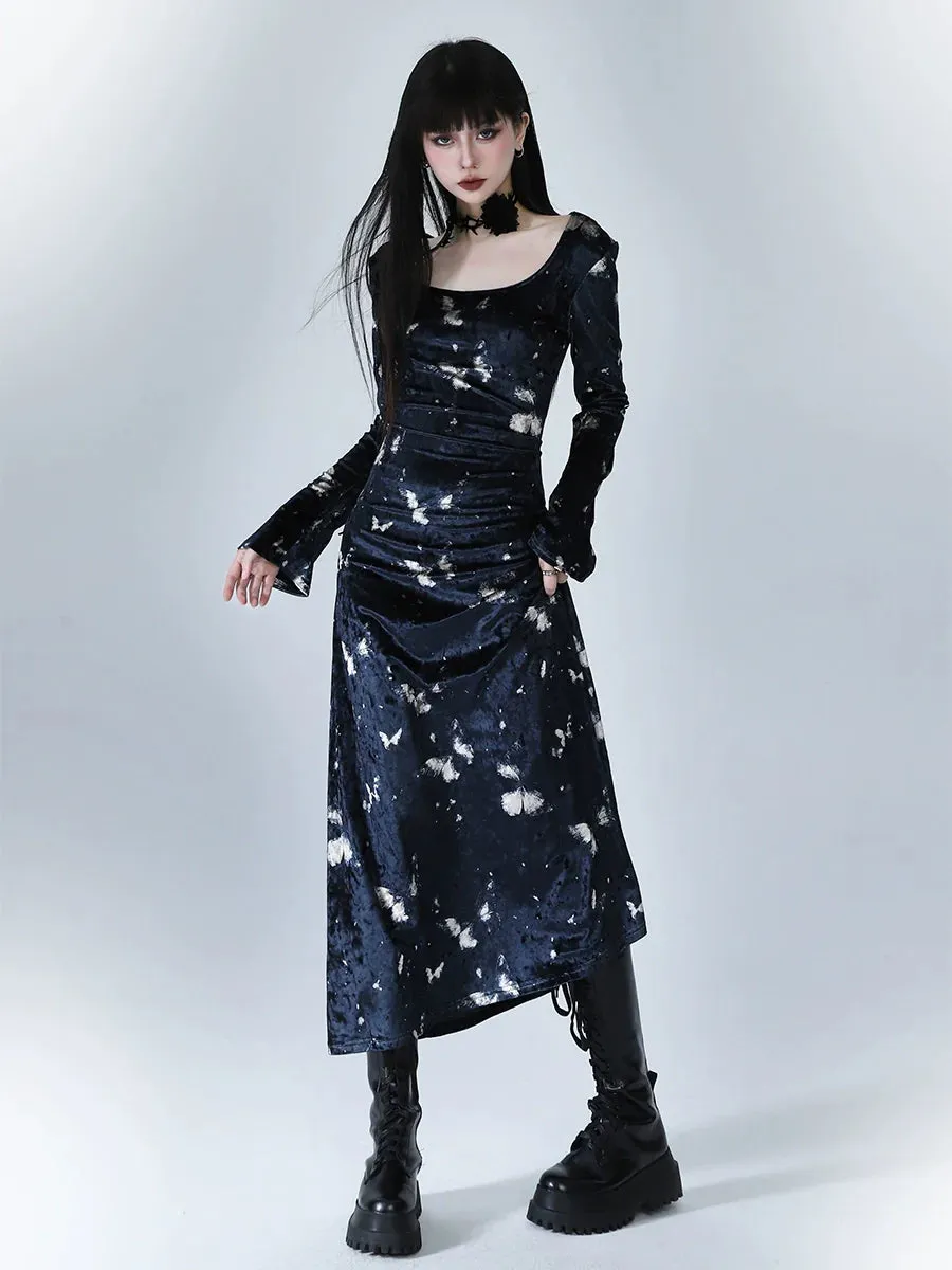 Velvet Dress Dark Mode Square